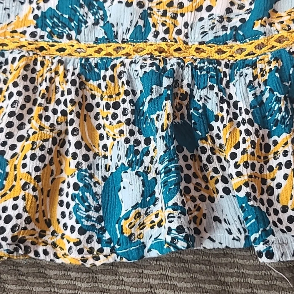 Fever Mixed Prints Blouse - Picture 11 of 12